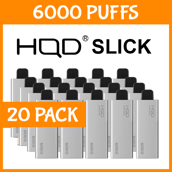 HQD Slick (20-Pack), assorted flavours, genuine HQD stock