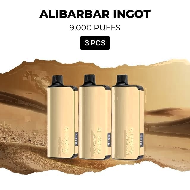 Alibarbar Ingot 9000 device, 9,000 puffs