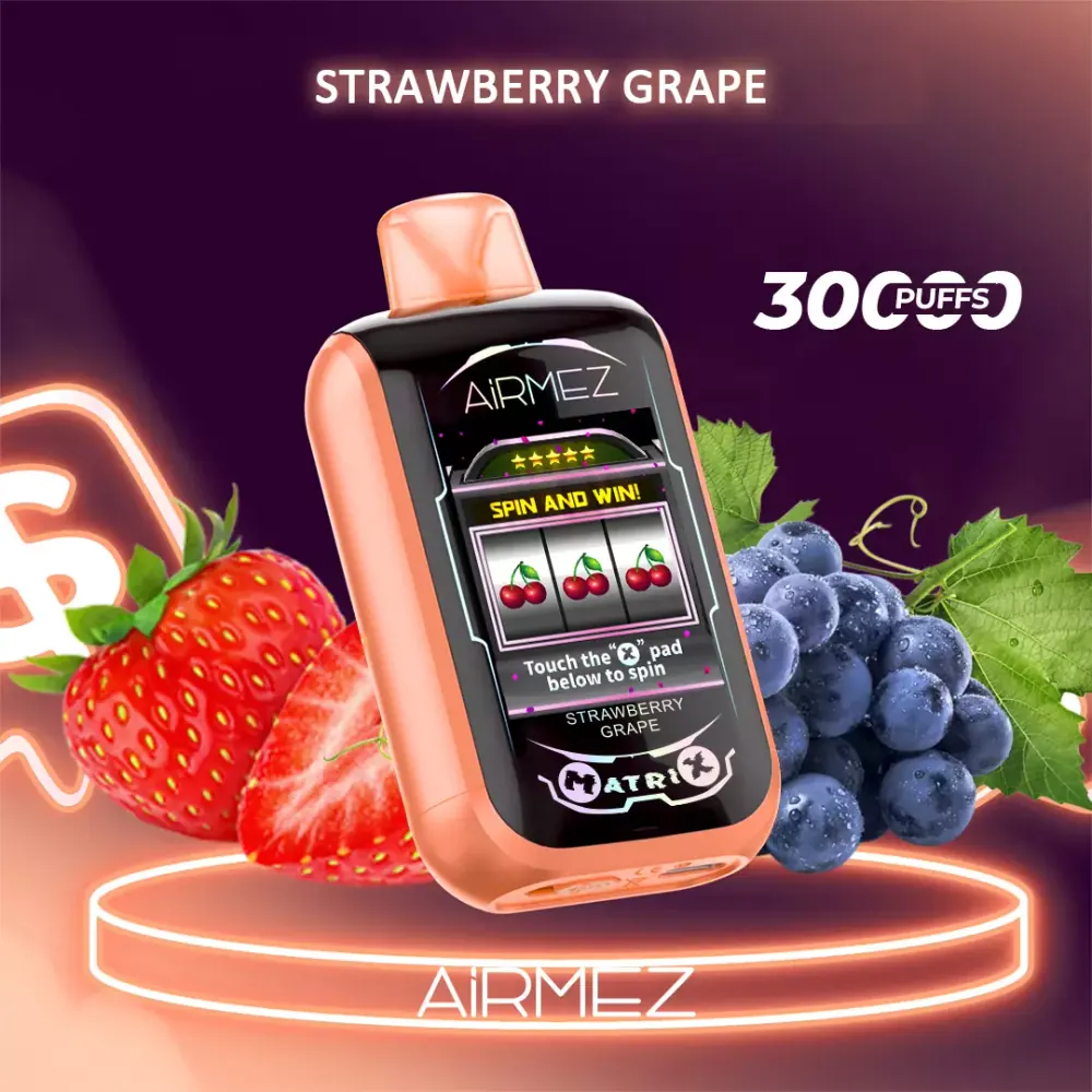 Airmez Matrix Pro 30000, Strawberry Grape, genuine Airmez stock