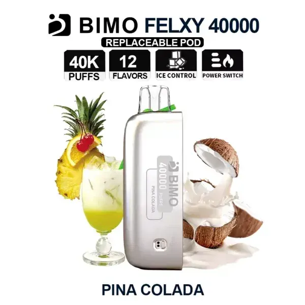 BIMO Felxy 40000 Pod, Pina Colada, genuine BIMO stock