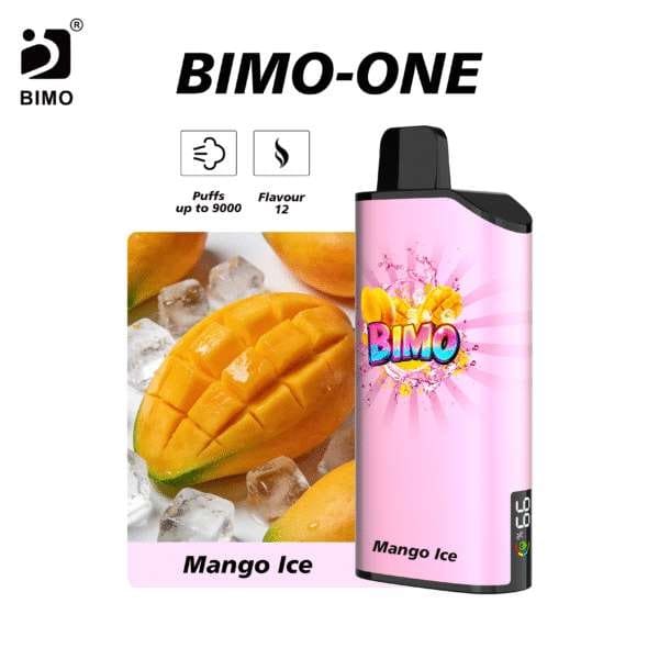 BIMO One 9000, Mango Ice, genuine BIMO stock