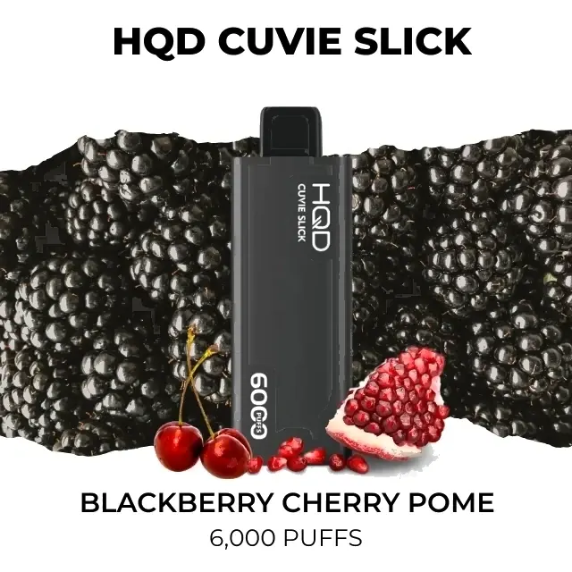 HQD Cuvie Slick 6000, Blackberry Cherry Pome