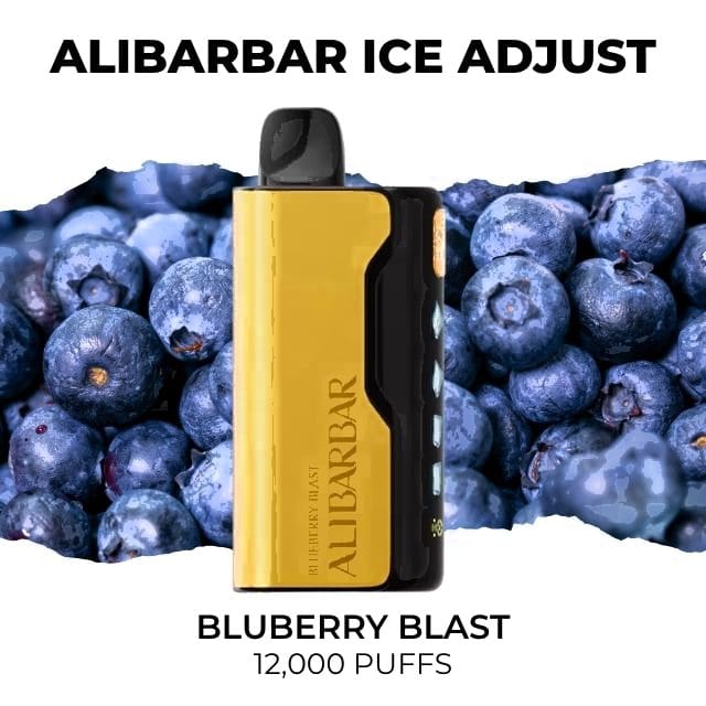 Alibarbar Ice Adjust 12000, Bluberry Blast