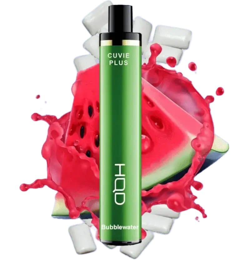 HQD Cuvie Plus disposable vape, Bubblewater flavour, 1200 puffs