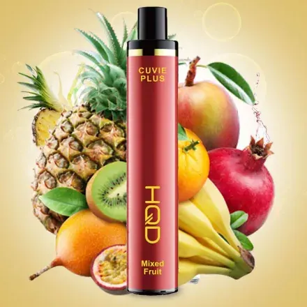 HQD Cuvie Plus disposable vape, Mixed Fruit flavour, 1200 puffs