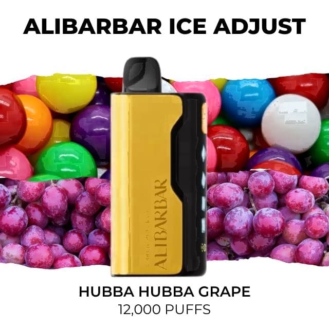 Alibarbar Ice Adjust 12000, Hubba Hubba Grape