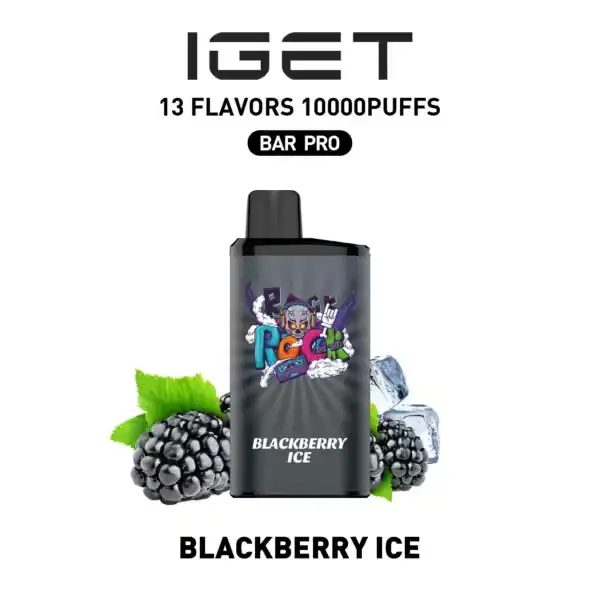 Blackberry Ice IGET Bar Pro 10000 Puffs disposable vape Australia