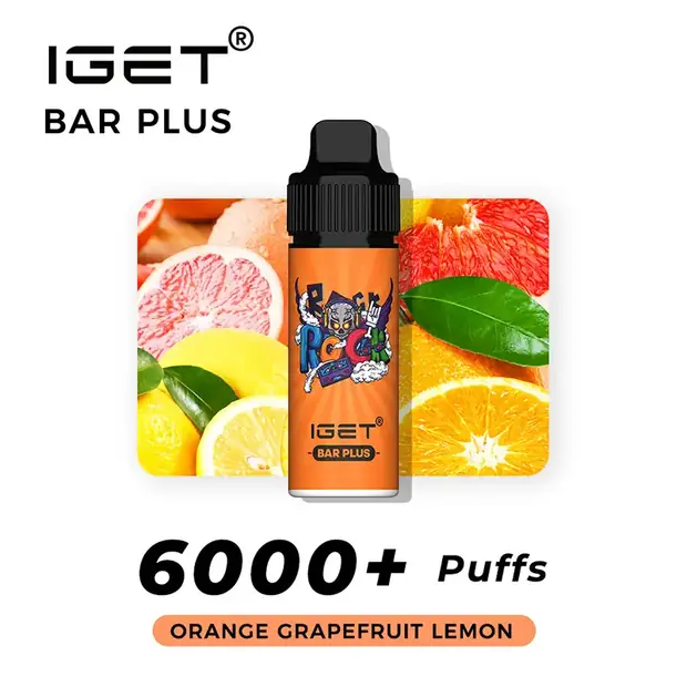 Orange Grapefruit Lemon – IGET Bar Plus 6000 Puffs Australia