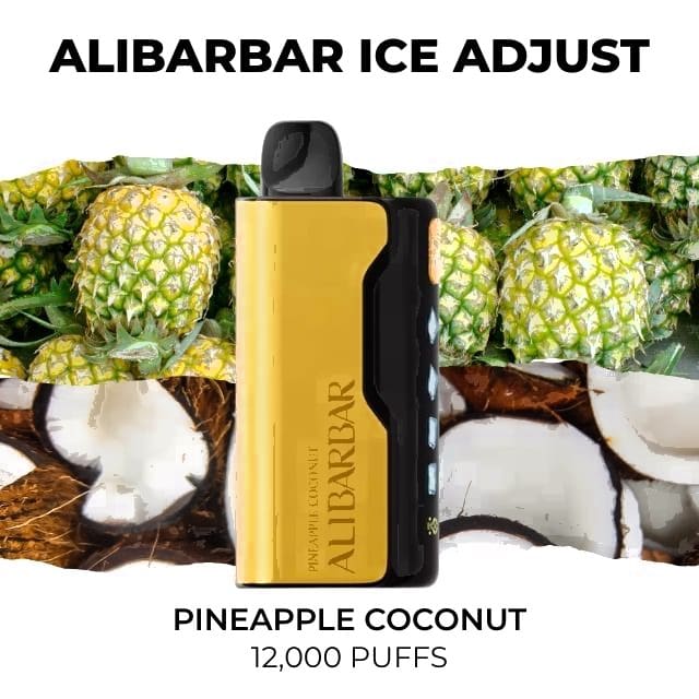 Alibarbar Ice Adjust 12000, Pineapple Coconut