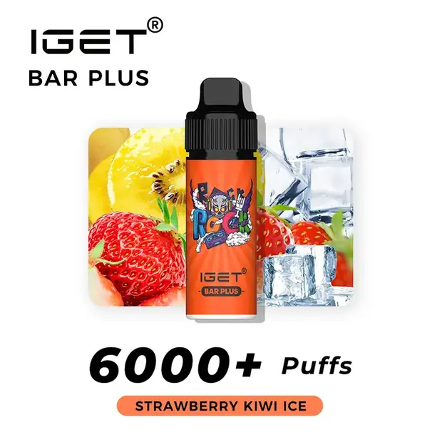 Strawberry Kiwi Ice – IGET Bar Plus 6000 Puffs Australia